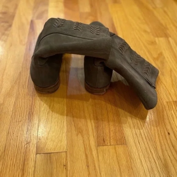 Ugg gray leather Caitlyn boots - Picture 12 of 14